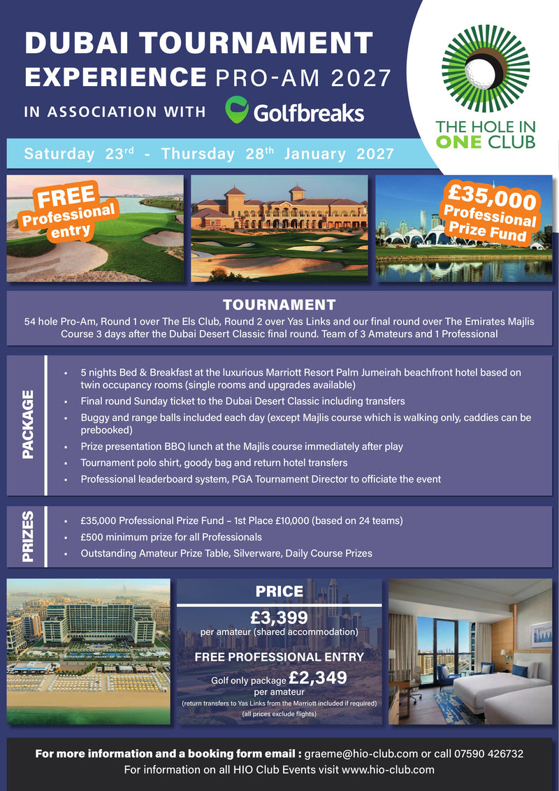 Abu Dhabi Tournament Experience Pro-Am 2026