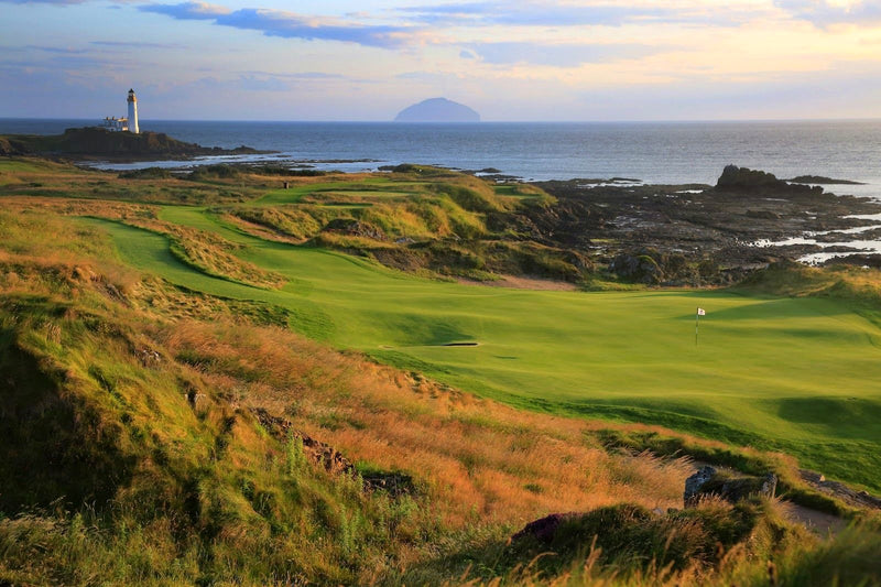 The lighthouse hole on the Ailsa course at Turnberry